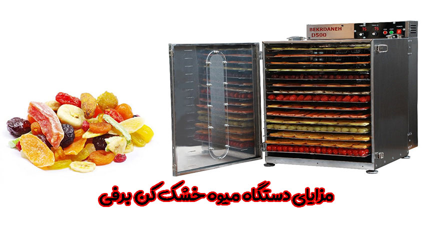 مزایای استفاده از دستگاه میوه خشک کن برقی: